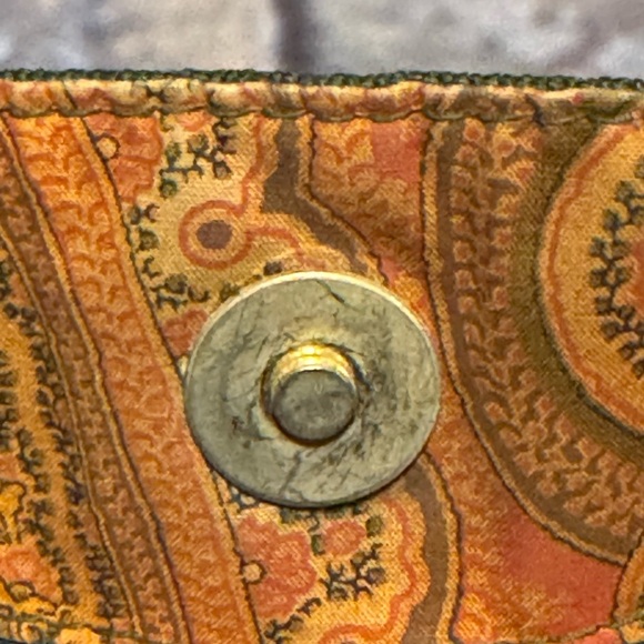 Etro Orange and Green Mini Bag with Paisley Design - Picture 11 of 13